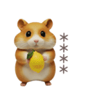 コロコロハムスターの日常カスタムスタンプ（個別スタンプ：24）