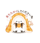 動く♡ほんわかシマエナガさん＊冬（個別スタンプ：12）