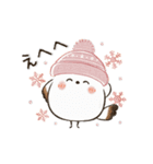 動く♡ほんわかシマエナガさん＊冬（個別スタンプ：15）