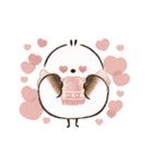 動く♡ほんわかシマエナガさん＊冬（個別スタンプ：16）