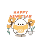 動く♡ほんわかシマエナガさん＊冬（個別スタンプ：24）