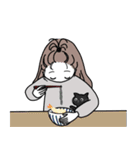 みんなの姉御！冬の日常スタイル（個別スタンプ：35）