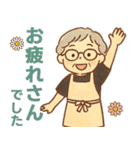 かろやかシニア関西弁✨サークル仕事連絡:女（個別スタンプ：25）