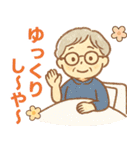 かろやかシニア関西弁✨サークル仕事連絡:女（個別スタンプ：38）