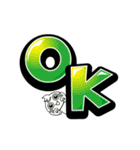 チビ○のデカ文字 -日常-（個別スタンプ：4）