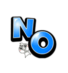 チビ○のデカ文字 -日常-（個別スタンプ：8）