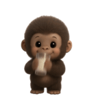 フサフサゴリラ（個別スタンプ：22）