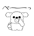 線だけの犬 2025 「ちょっとワガママ」（個別スタンプ：23）