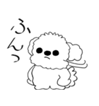 線だけの犬 2025 「ちょっとワガママ」（個別スタンプ：24）