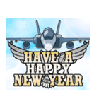 戦闘機（お正月）再販（個別スタンプ：4）