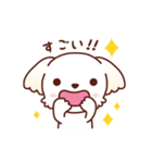 マルチーズ_モモのハッピーな毎日（個別スタンプ：11）
