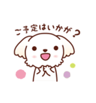 マルチーズ_モモのハッピーな毎日（個別スタンプ：21）