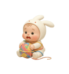 リアルバブちゃん3（個別スタンプ：8）