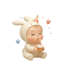 リアルバブちゃん3（個別スタンプ：16）