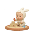 リアルバブちゃん3（個別スタンプ：24）