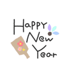 動くゆるペン字で年末年始♡お正月【再版】（個別スタンプ：3）