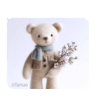 Tantanクマのやさしい応援スタンプ（個別スタンプ：9）