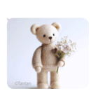 Tantanクマのやさしい応援スタンプ（個別スタンプ：11）