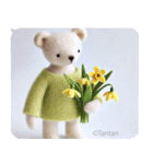 Tantanクマのやさしい応援スタンプ（個別スタンプ：19）