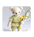 Tantanクマのやさしい応援スタンプ（個別スタンプ：21）