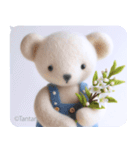 Tantanクマのやさしい応援スタンプ（個別スタンプ：25）