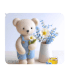 Tantanクマのやさしい応援スタンプ（個別スタンプ：27）