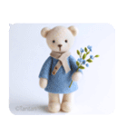 Tantanクマのやさしい応援スタンプ（個別スタンプ：37）