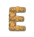 可愛いスイーツのアルファベット＆数字♡（個別スタンプ：5）