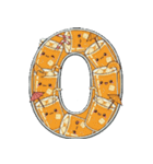 可愛いスイーツのアルファベット＆数字♡（個別スタンプ：15）