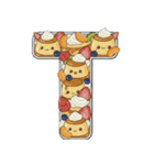 可愛いスイーツのアルファベット＆数字♡（個別スタンプ：20）