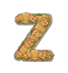 可愛いスイーツのアルファベット＆数字♡（個別スタンプ：26）