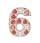 可愛いスイーツのアルファベット＆数字♡（個別スタンプ：32）
