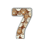 可愛いスイーツのアルファベット＆数字♡（個別スタンプ：33）