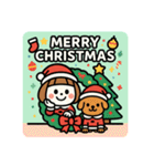 ミニキャラのクリスマス（個別スタンプ：16）