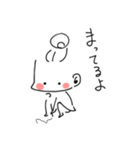 お団子ガールのほんわか日々（個別スタンプ：34）