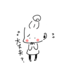 お団子ガールのほんわか日々（個別スタンプ：35）