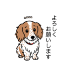 名前入りダックスクリームパイボールド（個別スタンプ：4）