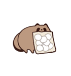 毎日ふくよかなたぬき 冬（個別スタンプ：4）