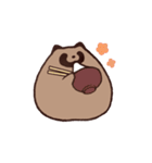 毎日ふくよかなたぬき 冬（個別スタンプ：5）