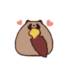 毎日ふくよかなたぬき 冬（個別スタンプ：14）