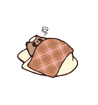 毎日ふくよかなたぬき 冬（個別スタンプ：16）