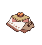 毎日ふくよかなたぬき 冬（個別スタンプ：18）