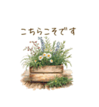 やさしい＊花とカフェのスタンプ♡（個別スタンプ：34）