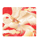 大人の和柄 年賀状【再販】（個別スタンプ：9）