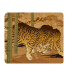 大人の和柄 年賀状【再販】（個別スタンプ：17）