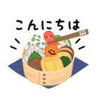 飛び出す大人のマナー年賀状＆お正月2(再販)（個別スタンプ：18）