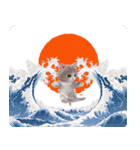 レトロにゃんこお正月【再販】（個別スタンプ：6）