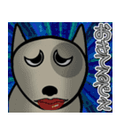 愛しのブルテリア6N 大阪（個別スタンプ：33）