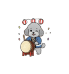 年間イベントのトイプードル（個別スタンプ：25）