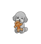 年間イベントのトイプードル（個別スタンプ：35）